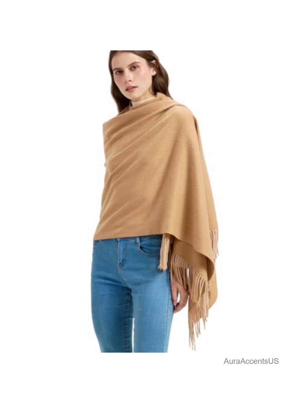 Wool Blend Thick Warm Pashmina Scarf Shawl Wrap for Evening Dresses Wedding